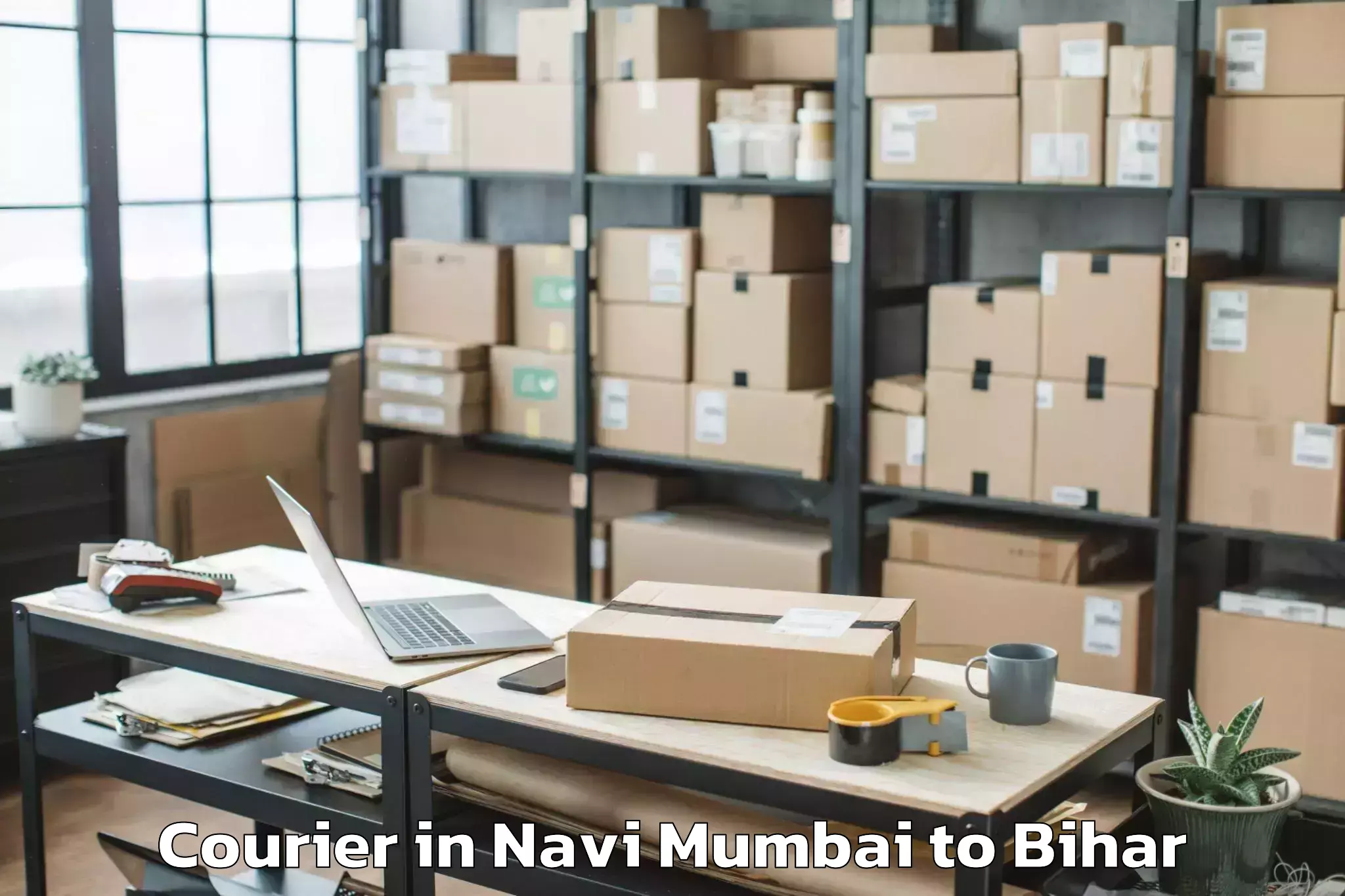 Easy Navi Mumbai to Saran Courier Booking